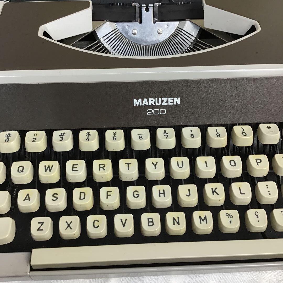 昭和レトロ タイプライター MARUZEN 200 英文 マルゼン・タイプ
