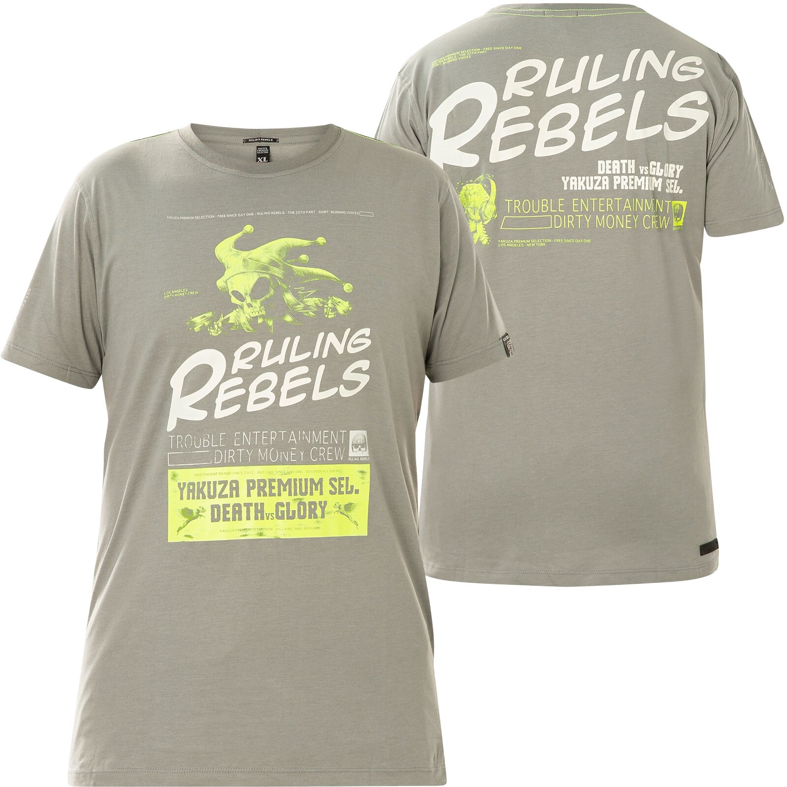 Футболка ПРЕМИУМ-класса YAKUZA YPS-3219 Футболки Hellgrau