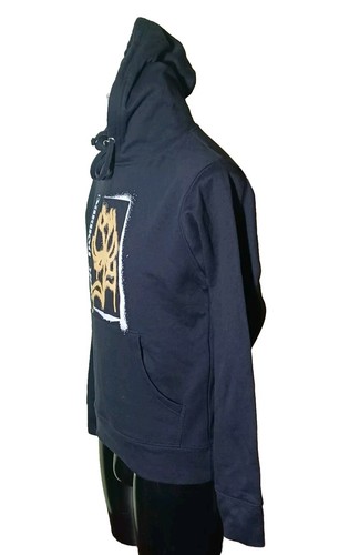 NEW Boohoo Man Black OTH Graphic Drawstring Pour Homme Hoodie - XL - Picture 3 of 4