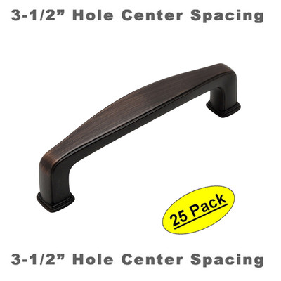 *25 Pack* Cosmas Cabnet Hardware Oil Rubbed Bronze Handle Pulls #4390ORB