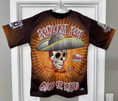 ASA Softball Jersey Cinco De Mayo Shirts Coors Light Modelo Lot of 2 Large