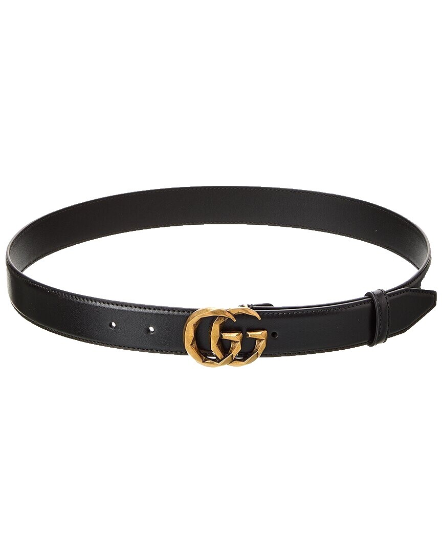 $1,250 New Authentic GUCCI Belt Black Brown Gold buckle signature canvas 105 New Gucci Calfskin Leather Black/Brown Men Reversible Belt  main image 3