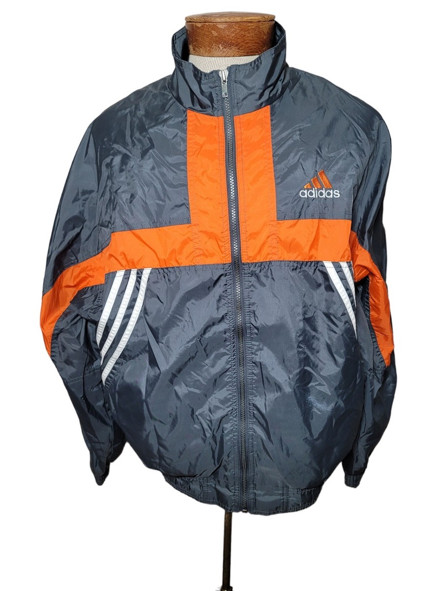 レア 美品 アディダ 旧デサント ナイロン ジャケットs グレー Coach Jacket Windbreaker Adidas Descente Vintage レア 美品