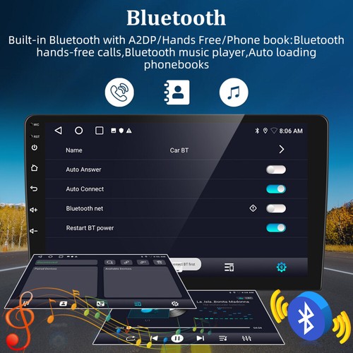 For Toyota Matrix 2009-2014 Car Stereo Radio Android 13 Carplay GPS Navi +Camera - Picture 11 of 15