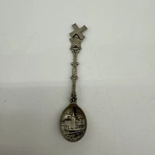 Vintage Elesva Movable Windmill Church Spoon