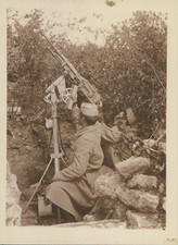 Sur le Front en Meuse, au Bois Br�l�, spring 1915 vintage silver print