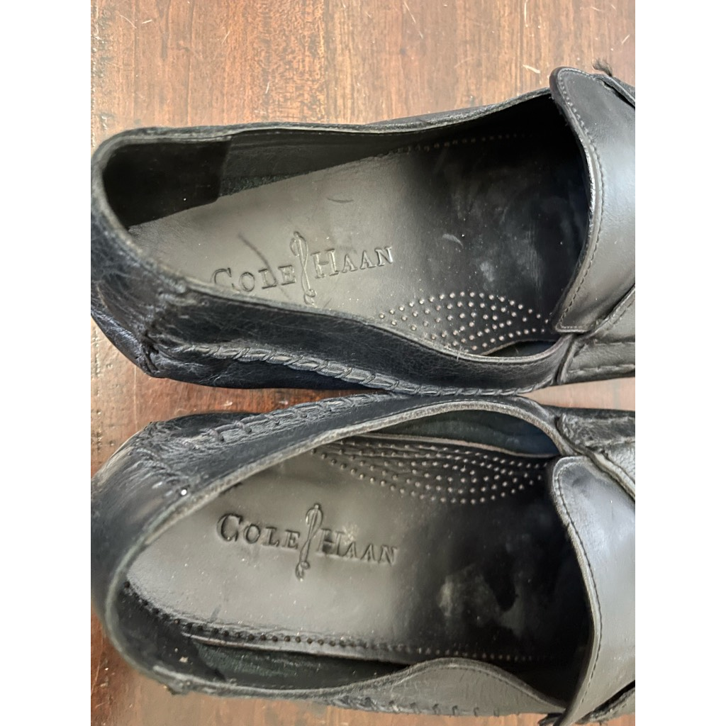Cole Haan Mens Tucker Venetian Penny Loafer Dress Shoes Black Moc Toe 10 M Cole Haan Mens Tucker Venetian Penny Loafer Dress Shoes  main image 3