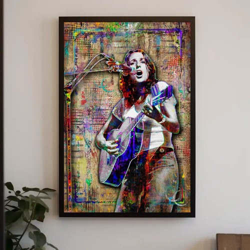 Joan Baez 20x30inch Poster, Joan Baez Tribute Pop Art Print Free Shipping US - Picture 1 of 8