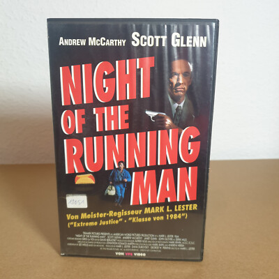 Night of the Running Man - VHS Video Film Kassette - VPS Grossbox #B