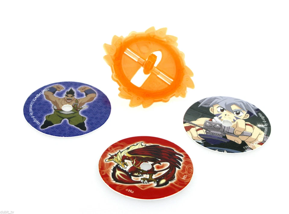 Beyblade Pogs Spinning Top Booster Packs Rare Collectable Fun Retro Spinners NEW - Image 2 of 4