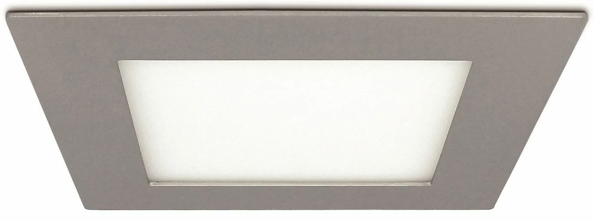 ONE LED Panel Light 10W 3000K 750lm 200x200mm IP44 Grey