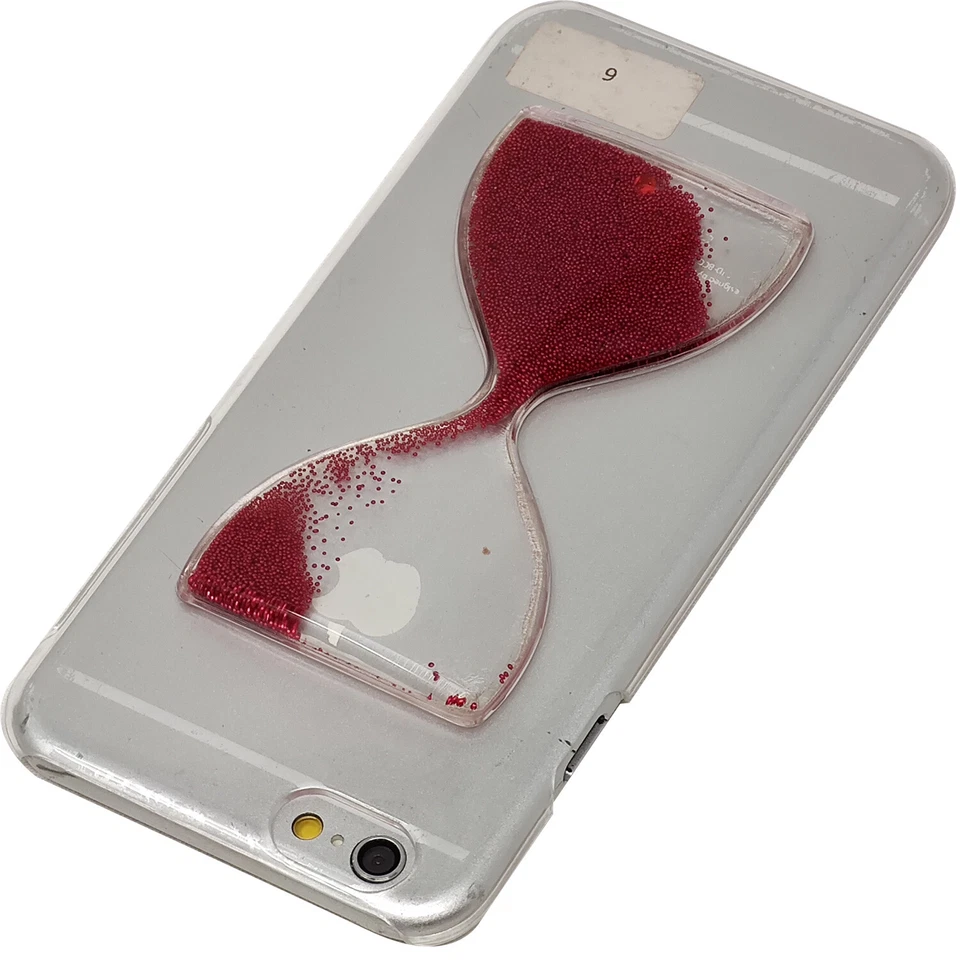 Pellicola+Custodia cover per Apple iPhone 6 6S 4.7" CLESSIDRA rigida trasparente - Immagine 3 di 4