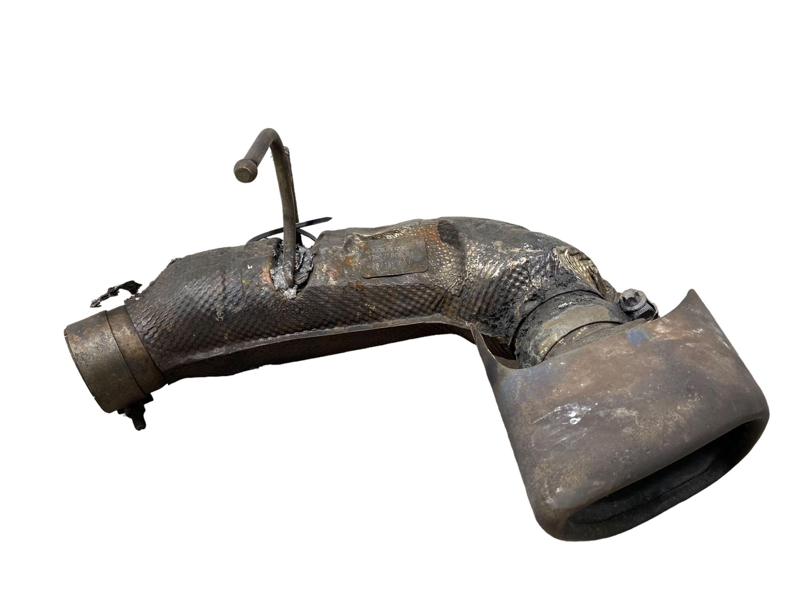 2015-2021 MCLAREN 570S 3.8L RIGHT REAR EXHAUST PIPE TIP 13H0260CP *FIRE DAMAGE*