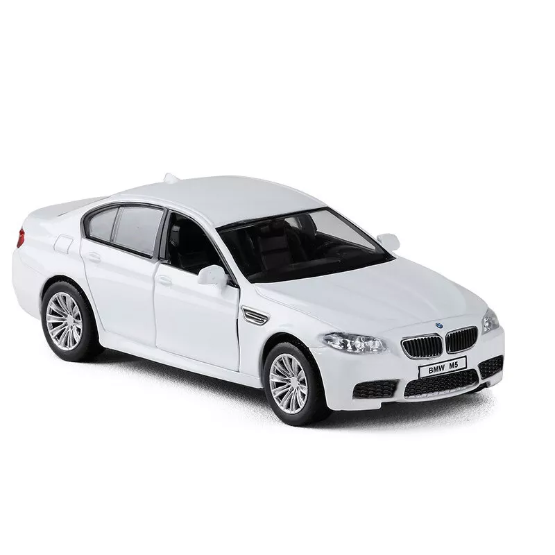 BMW M5 Model Car Scale 1:36 Car Toy for Kids Boys Pull Back White