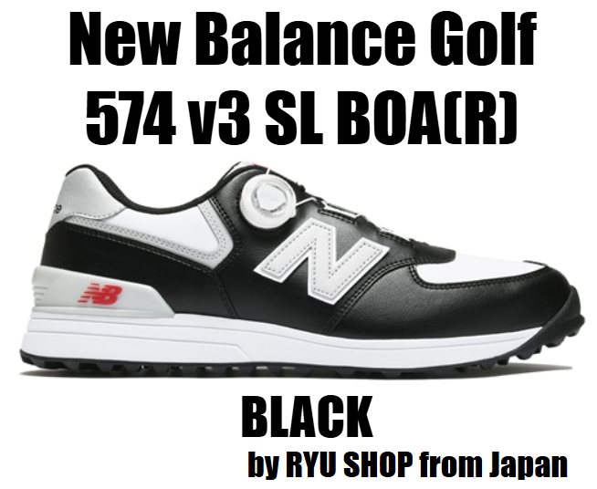 New Balance Unisex Golf shoes 574 v3 SL BOA(R) L UGBS574L 2E BLACK