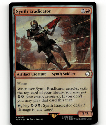 FOIL - MTG Synth Eradicator - Universes Beyond: Fallout