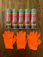 Aervoe 540 Engine Enamel Paint Green Detroit Diesel 12oz 5 Cans 3 Torque Gloves 