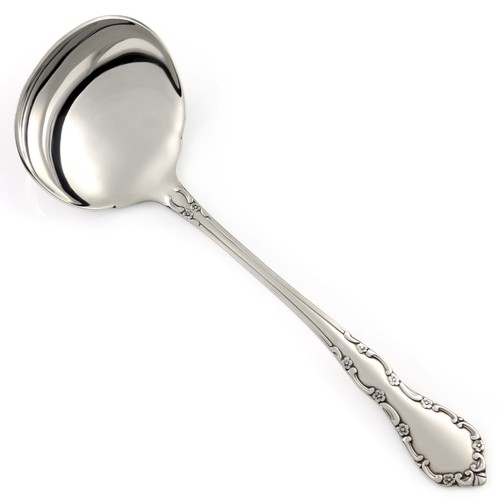 Oneida 'Katrina' Stainless Steel Flatware Set - Floral Tip, Glossy Finish (Used - Good Condition) - View #9