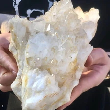 4.05LB Natural Clear White Quartz Crystal Cluster Quartz Crystal Healing