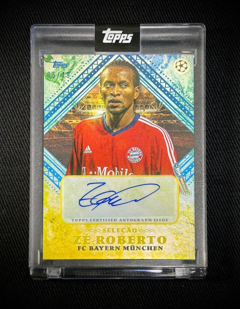 2023/24 Topps Seleção Legends Brazil Ze Roberto Autograph 05
