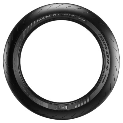 Pirelli Diablo Rosso IV Front Motorcycle Tire 120/70ZR-17 (58W