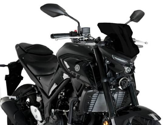 Puig Black New Generation Sport Screen Yamaha MT-03 2020-2025