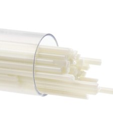 French Vanilla Opal 6.5 oz BULLSEYE Glass Stringer 2mm 90 COE Fusing Full Tube