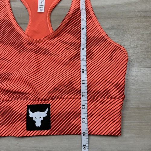Under Armour Project Rock HeatGear Sports Bra 1371369-824 Women's Size Large - Picture 8 of 8
