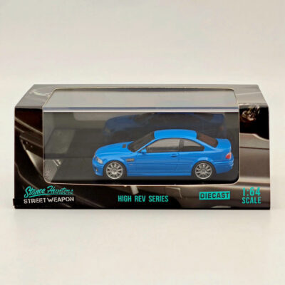 1/64 Street Weapon E46 M3 HICH REV SERIES Blue Diecast Models Car