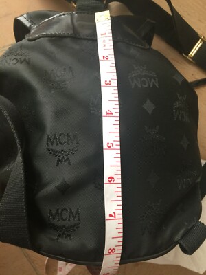 MOVING SALE* EUC Vintage MCM Black Silky Monogram Visetos  display picture 3