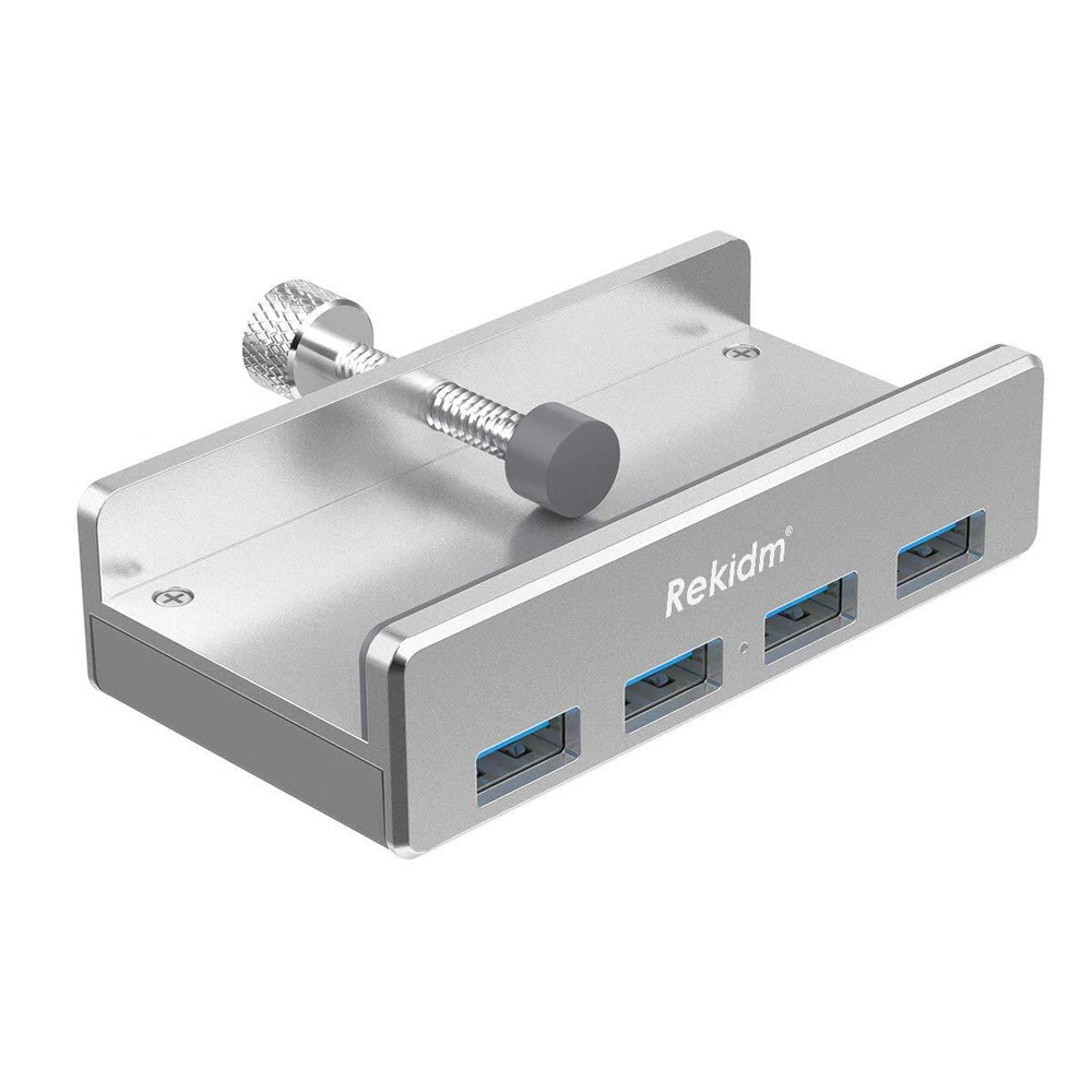 USB Hub 3.0 - 4 Port Aluminum Desk USB Hub 3.0 Clamp Design for Desktop Compu... USB Hub 3.0 - 4 Port Aluminum Desk USB Hub 3.0 Clamp Design for Desktop Compu...