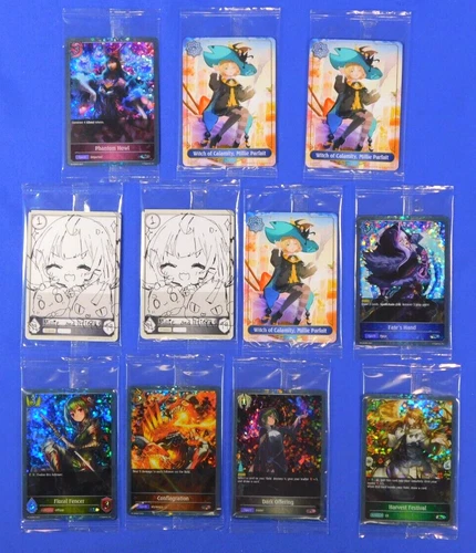 SHADOWVERSE EVOLVE TCG 11 SEALED CARD LOT PROMO BOX TOPPER