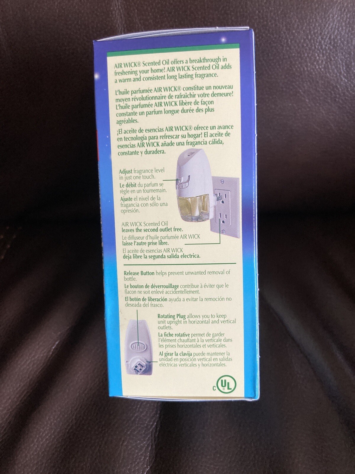 Air Wick Nite Night Light Scented Oil Warmer Plug In with 1 Snowy Cedar