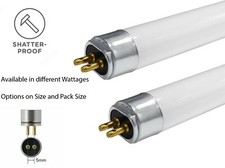 Shatterproof T5 Coated Fluorescent Tube, Warm Standard Cool Daylight, Foodsafe