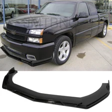 For Chevrolet Silverado 1500 SS Front Bumper Lip Splitter Spoiler Body Kit Gloss