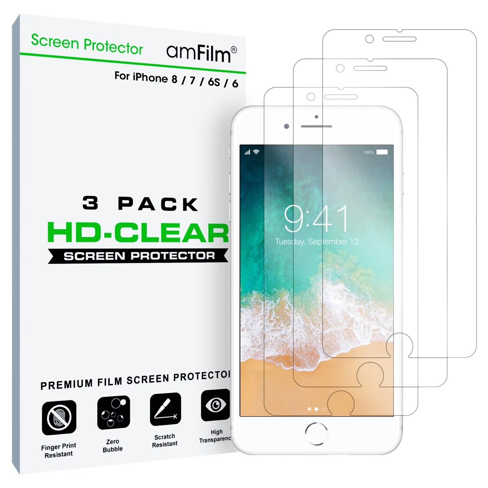 PET Mirror Screen Protectors for Apple iPhone 6