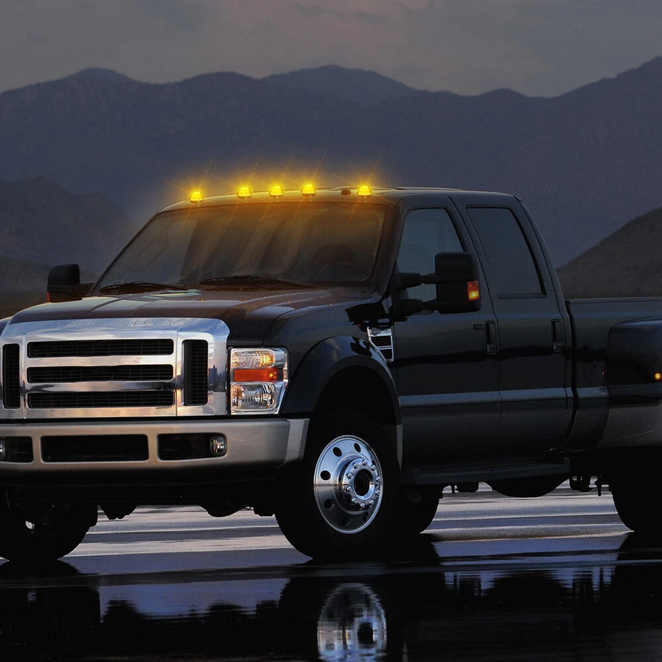 Luces de circulación marcadoras de techo LED para Ford F250 F350 F450 Super Duty 1999-2016 Foto 3 de 4