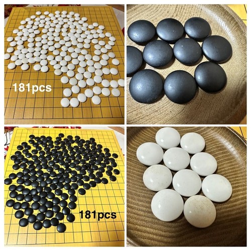 Go-Board IGoban Game With Legs Old Clam Go Stone Hamaguri Nachiguro 45×42×26cm - Picture 11 of 23