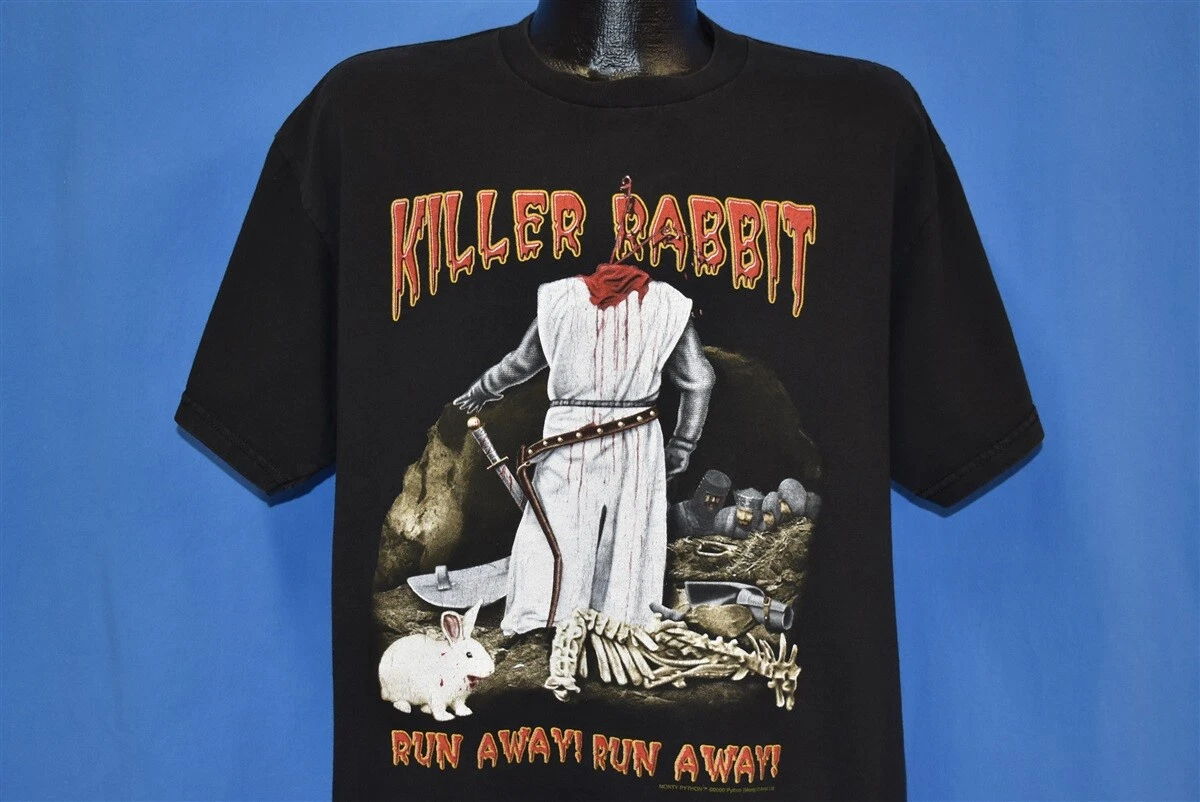 vintage Y2K MONTY PYTHON KILLER RABBIT RUN AWAY BUNNY HOLY GRAIL
