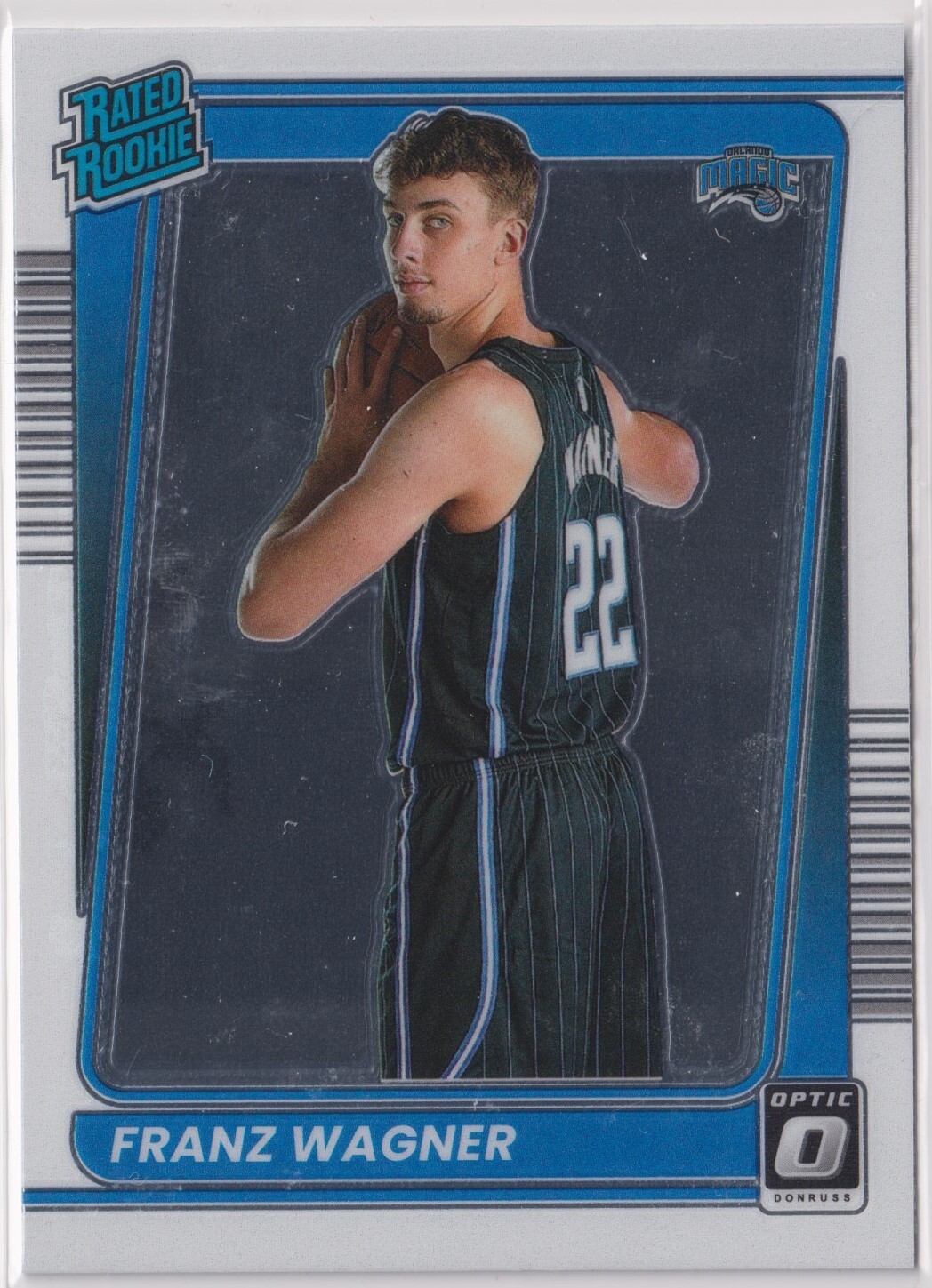 Franz Wagner 2021-22 Panini Donruss Optic Base Rated Rookie Card #185 SP
