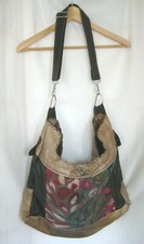 Urban Gypsy Leather And Wool Cross Body Bag Purse 