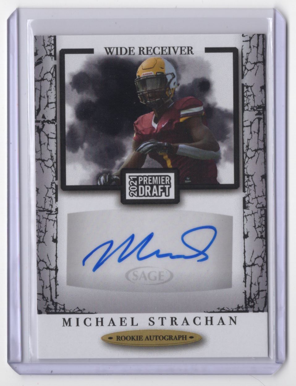 2021 SAGE Premier Draft Autographs Michael Strachan Rookie Auto Charleston