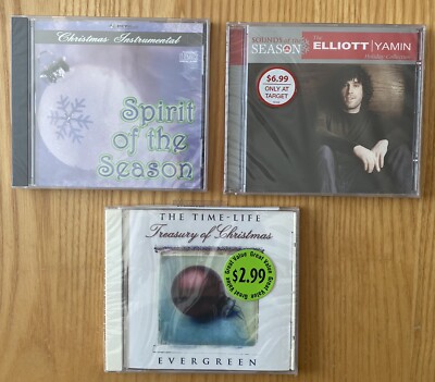 Lot Christmas Music Cds Time Life Treasury Elliott Yamin Instrumental Brand New