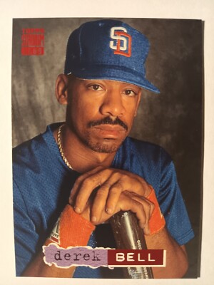 DEREK BELL SAN DIEGO PADRES 1994 TOPPS STADIUM CLUB BASEBALL CARD