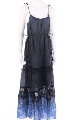 ELIE TAHARI Maxikleid Print S grau