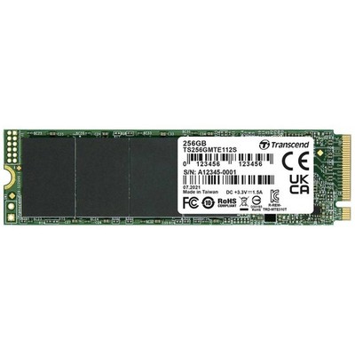 Transcend 112S 256 GB Interne M.2 PCIe NVMe SSD 2280 PCIe NVMe 3.0 x4 Retail