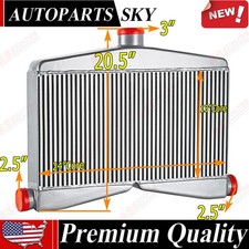 24x13x 3.5 2-in-1-out Twin Turbo Intercooler Dual 2.5 Inlet 3 Center Outlet 24x13x 3.5 2-in-1-out Twin Turbo Intercooler Dual 2.5 Inlet 3 Center Outlet