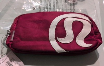 LULULEMON Burgundy EVERYWHERE BELT BAG 3D LARGE BIG LOGO LIMITED EDITION -