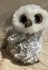TY Beanie Boos The Owlette Plush Stuffed Toy Glitter Eyes 6  NWMT