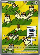 Pidgey Illustration Rare SV03 Obsidian Flames 207/197 NM on eBay